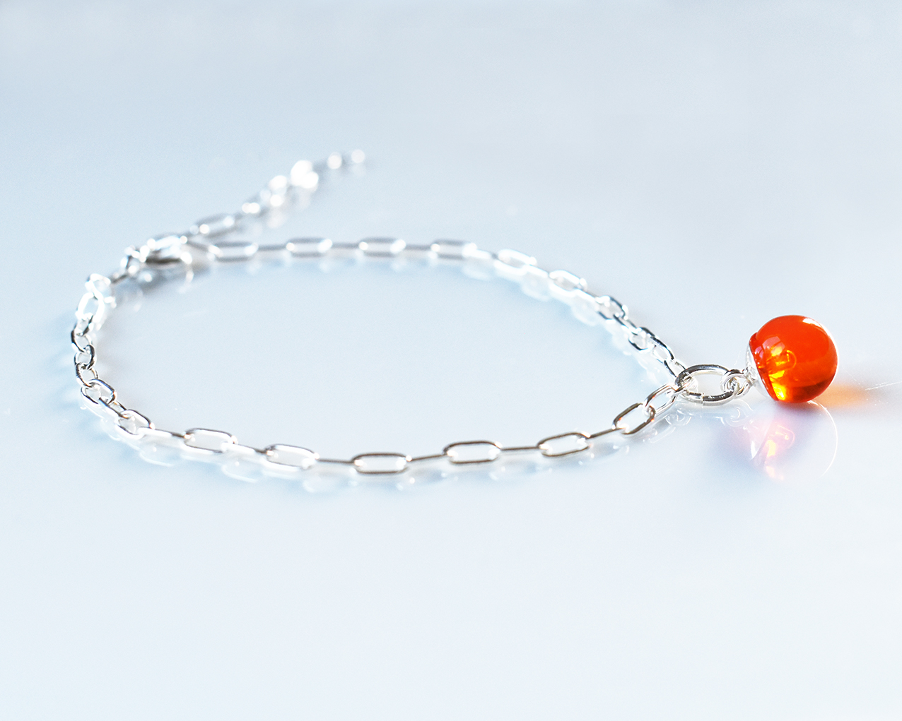 UDDEN HJORTRON -  armband i brandgult  - 2