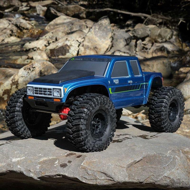 AXIAL 1/10 SCX10 III Coyote 4X4 RTR Brushed Rock Crawler, Blue - 4