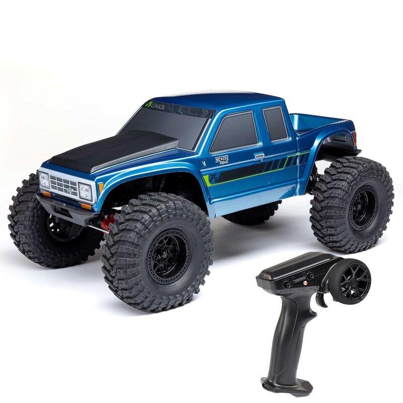 AXIAL 1/10 SCX10 III Coyote 4X4 RTR Brushed Rock Crawler, Blue - 2