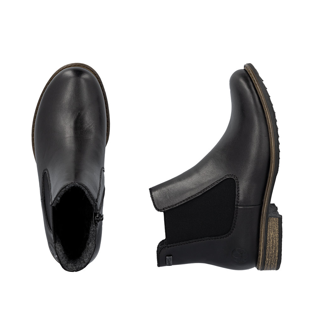 Rieker Skinnboots Svart - 8