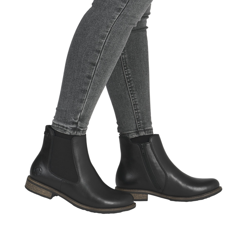 Rieker Skinnboots Svart - 10