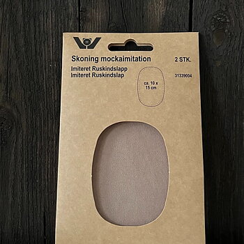 ÄRMLAPPAR, BEIGE MOCKA
