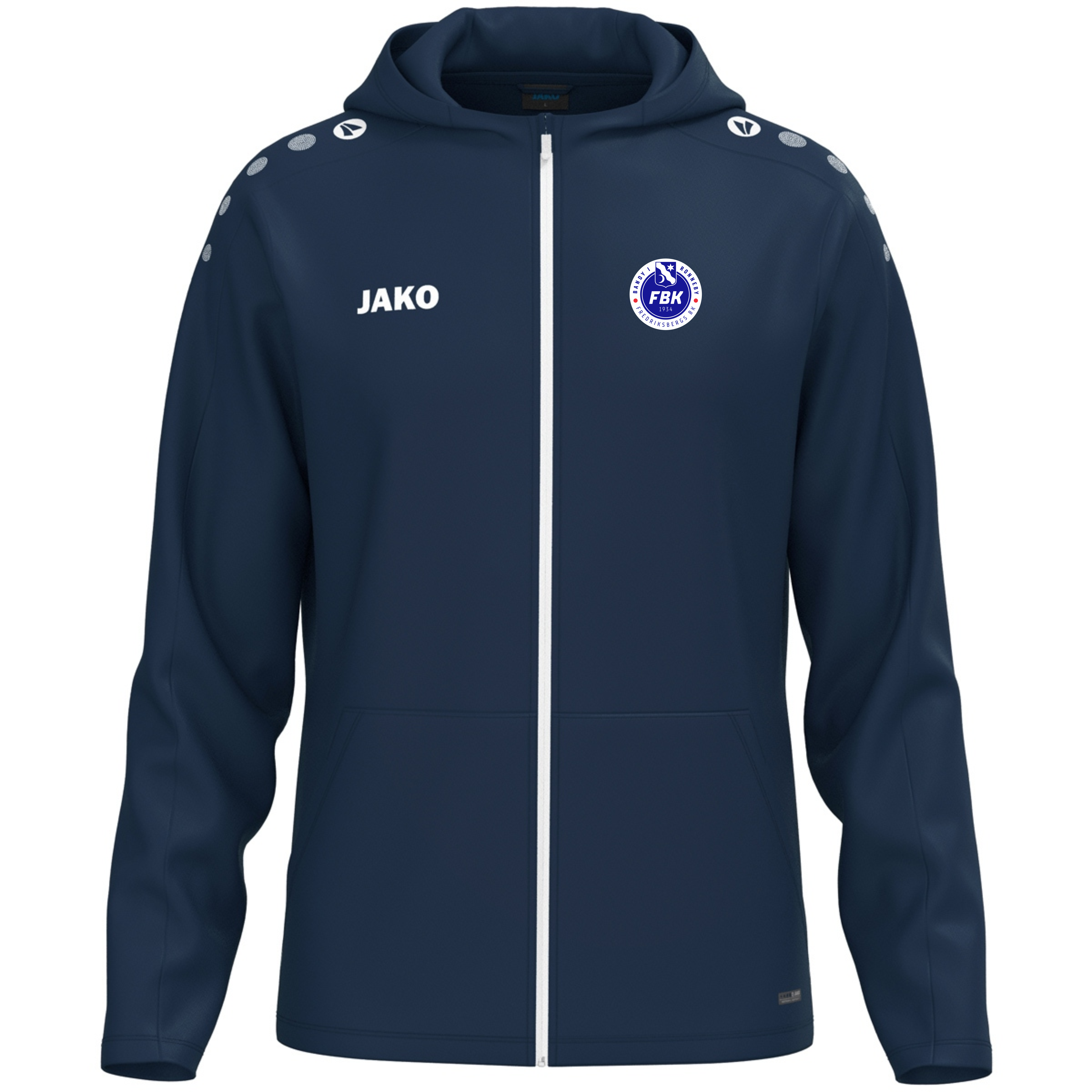 JAKO Hooded Jacket OneJunior (Fredriksbergs BK)