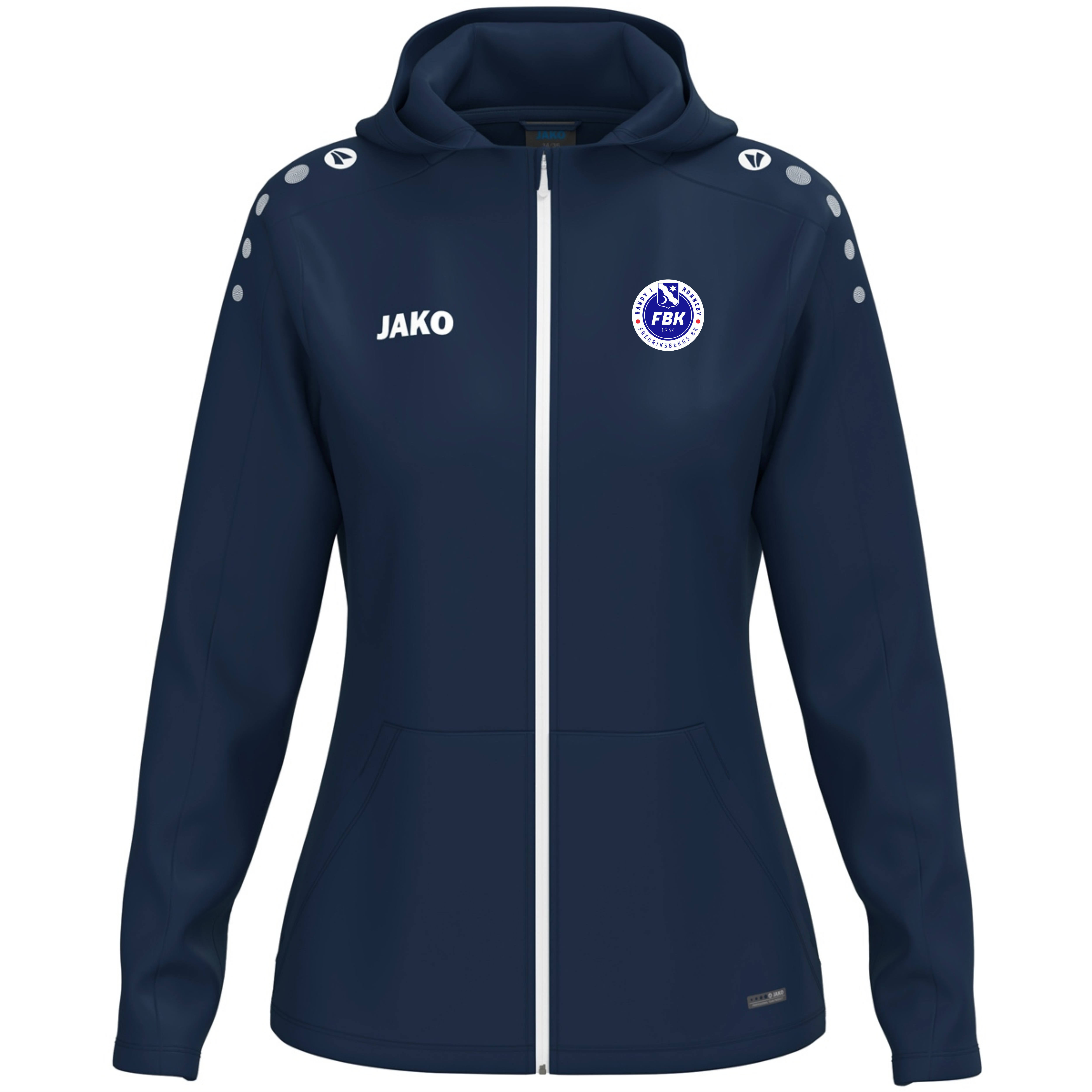 JAKO Hooded Jacket One Dam (Fredriksbergs BK)