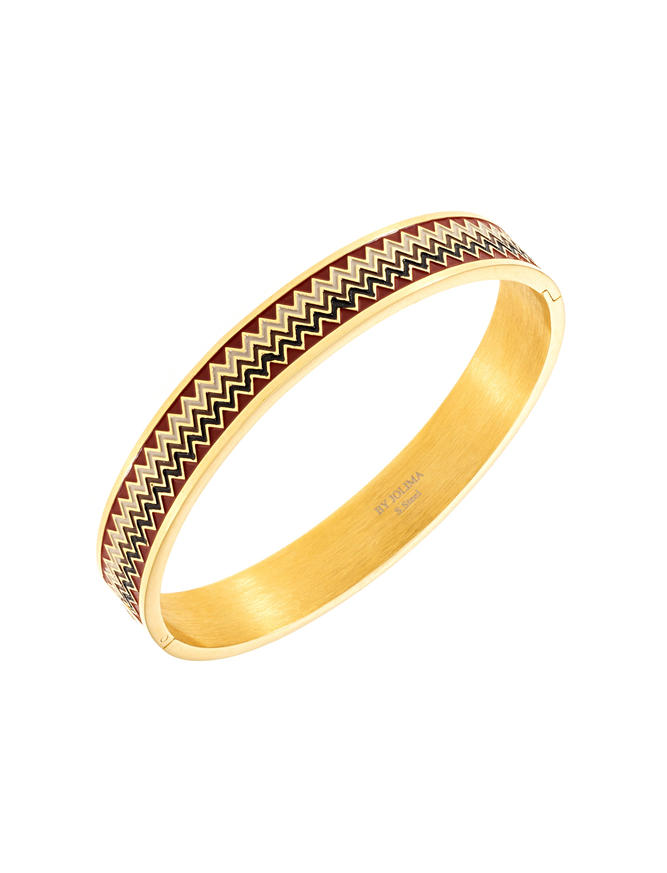 Antibes Bangle - Brown Gold - By Jolima