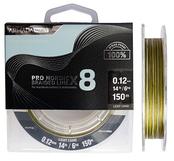 Armada Pro Nordic Braided line 8X LIGHT CAMO 150m