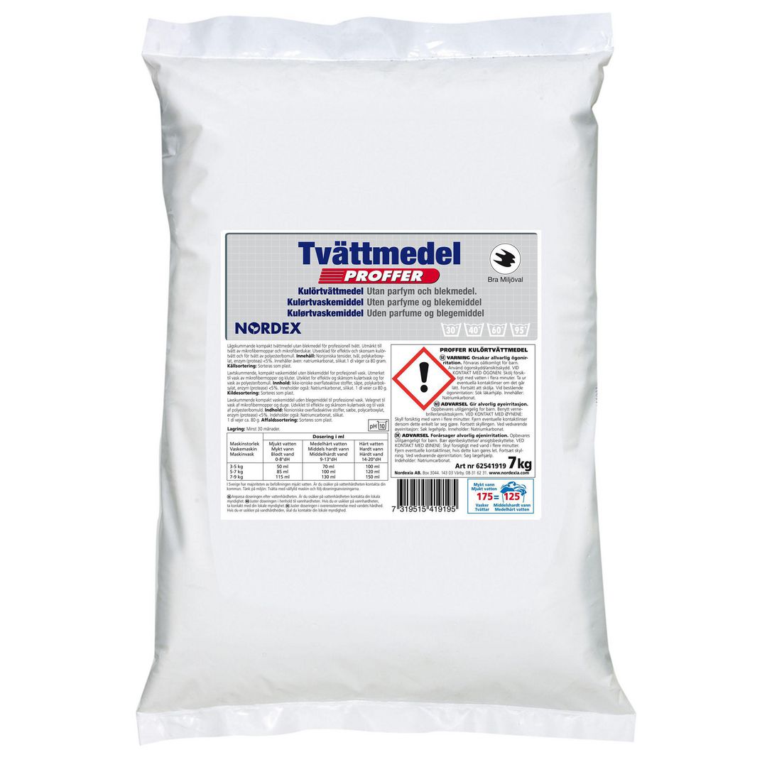 Tvättmedel Proffer color Wash 7Kg