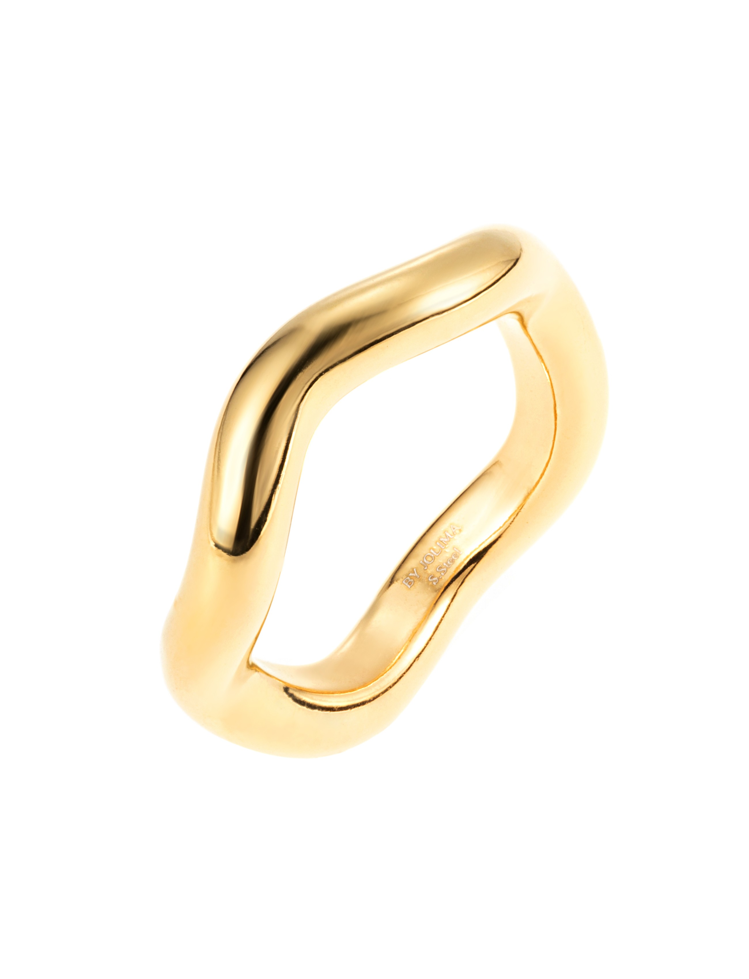 Wave Ring - Gold - By Jolima