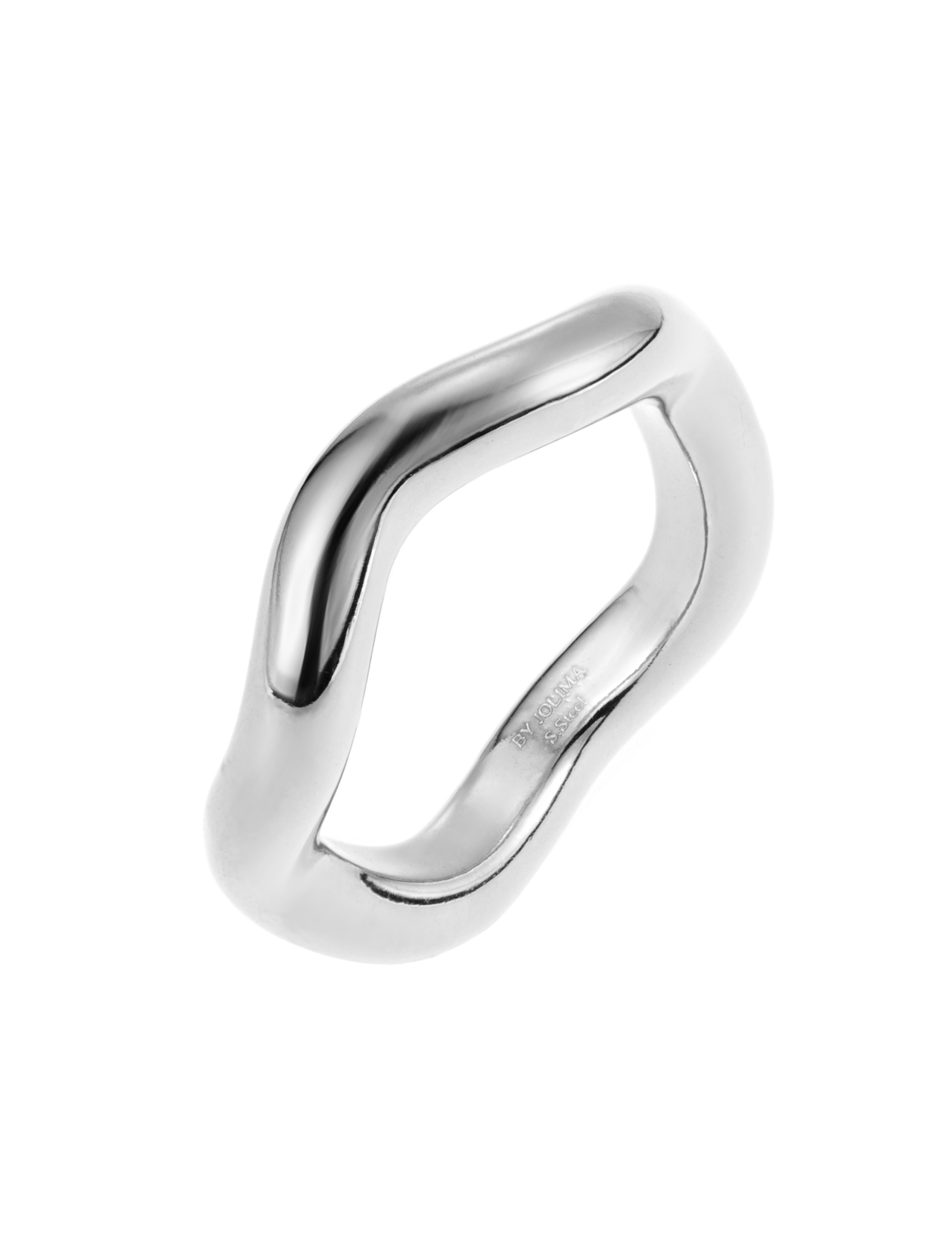 Wave Ring - Steel - By Jolima