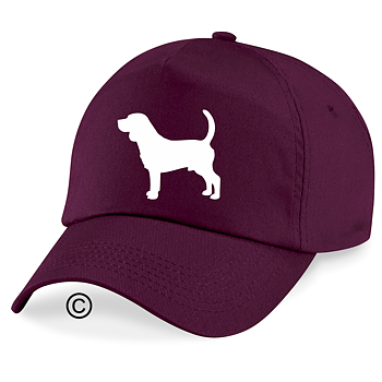 Keps siluett Beagle