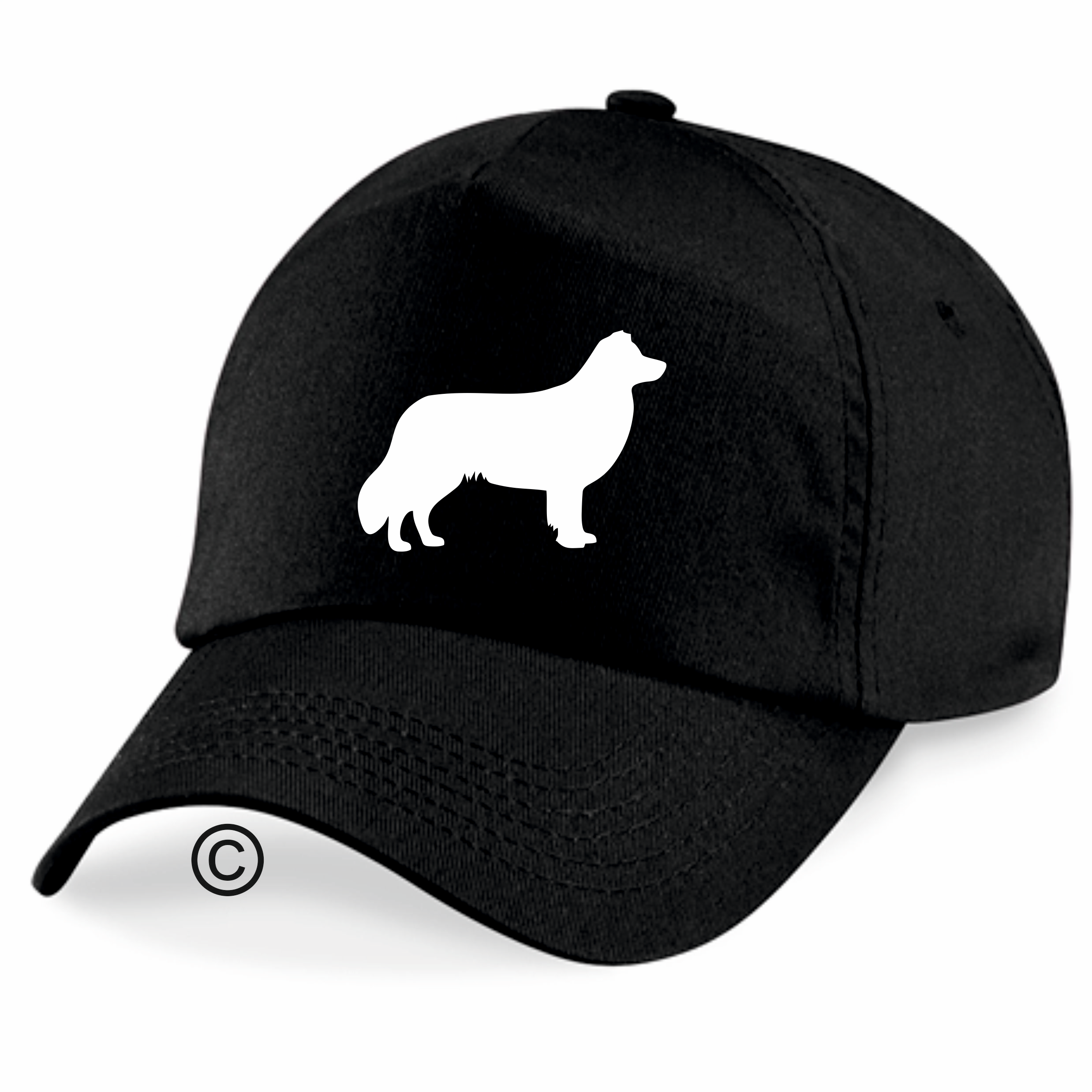 Keps siluett Border Collie - 2