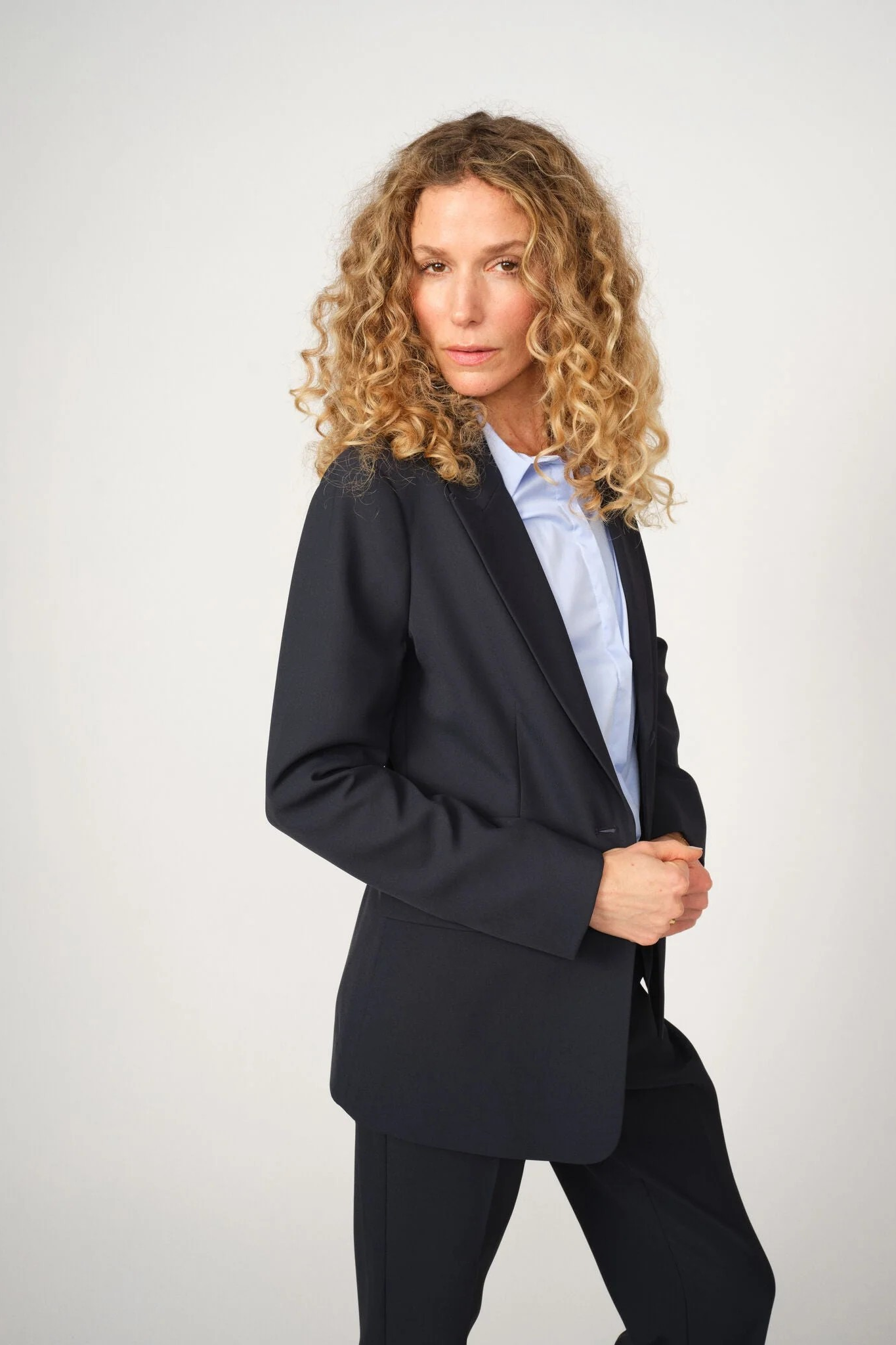 MMLeonora Miley Blazer - Salute Navy - Mos Mosh