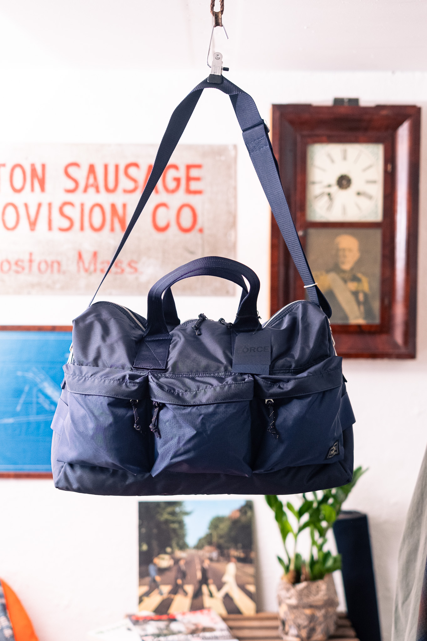 Porter Yoshida - Force 2Way Duffle Bag Navy