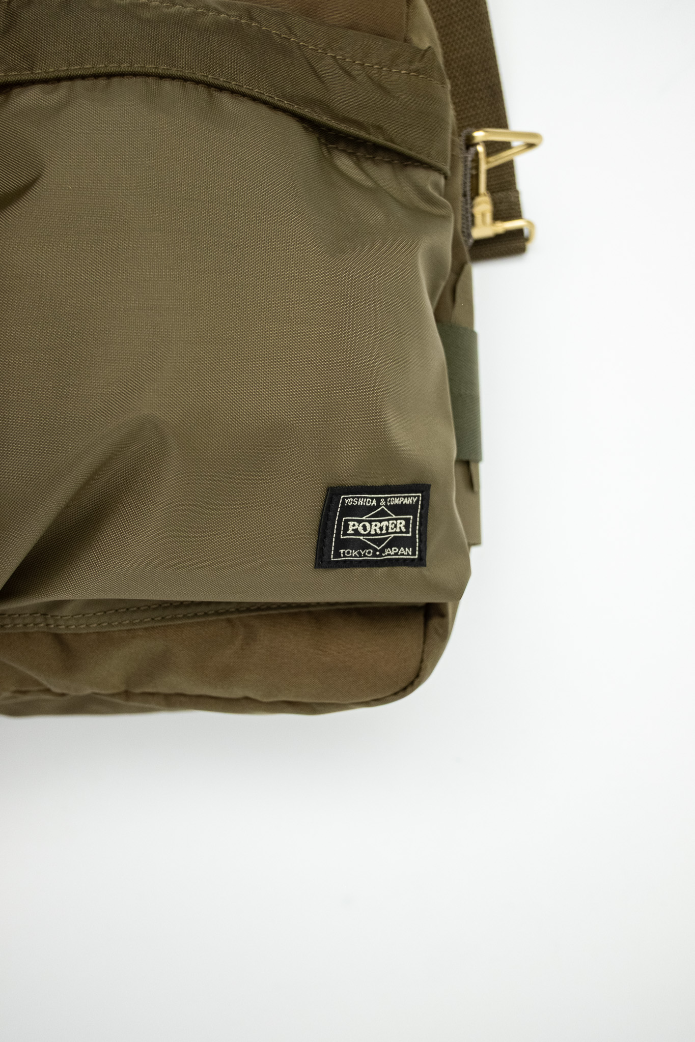 Porter Yoshida - Force Shoulder Bag Olive Drab - 3