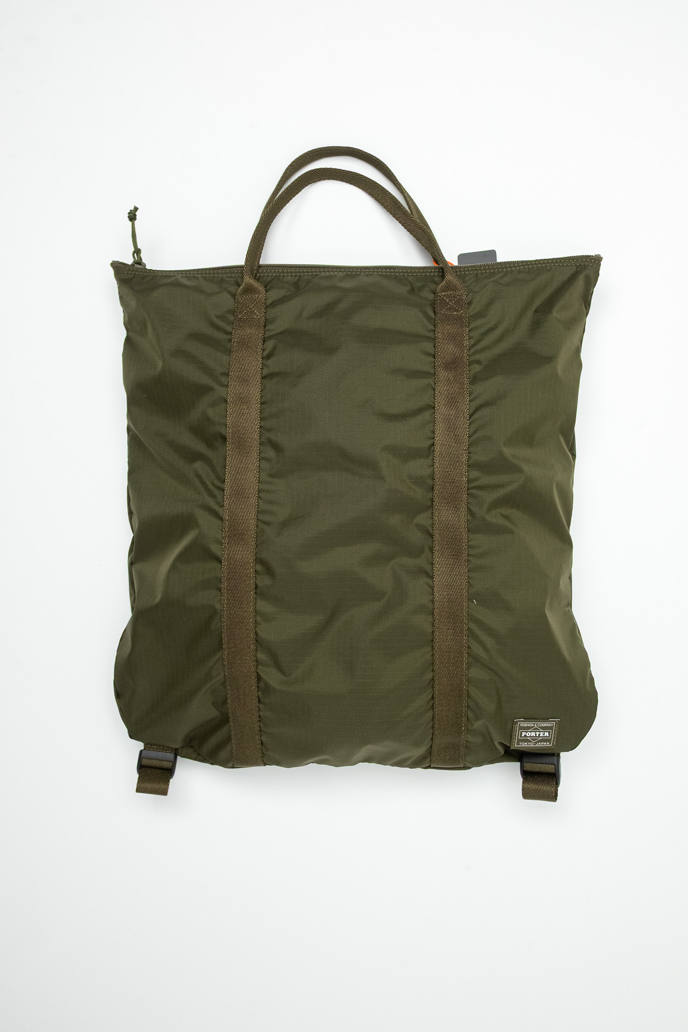 Porter Yoshida - Flex 2Way Tote Bag Olive Drab - 2