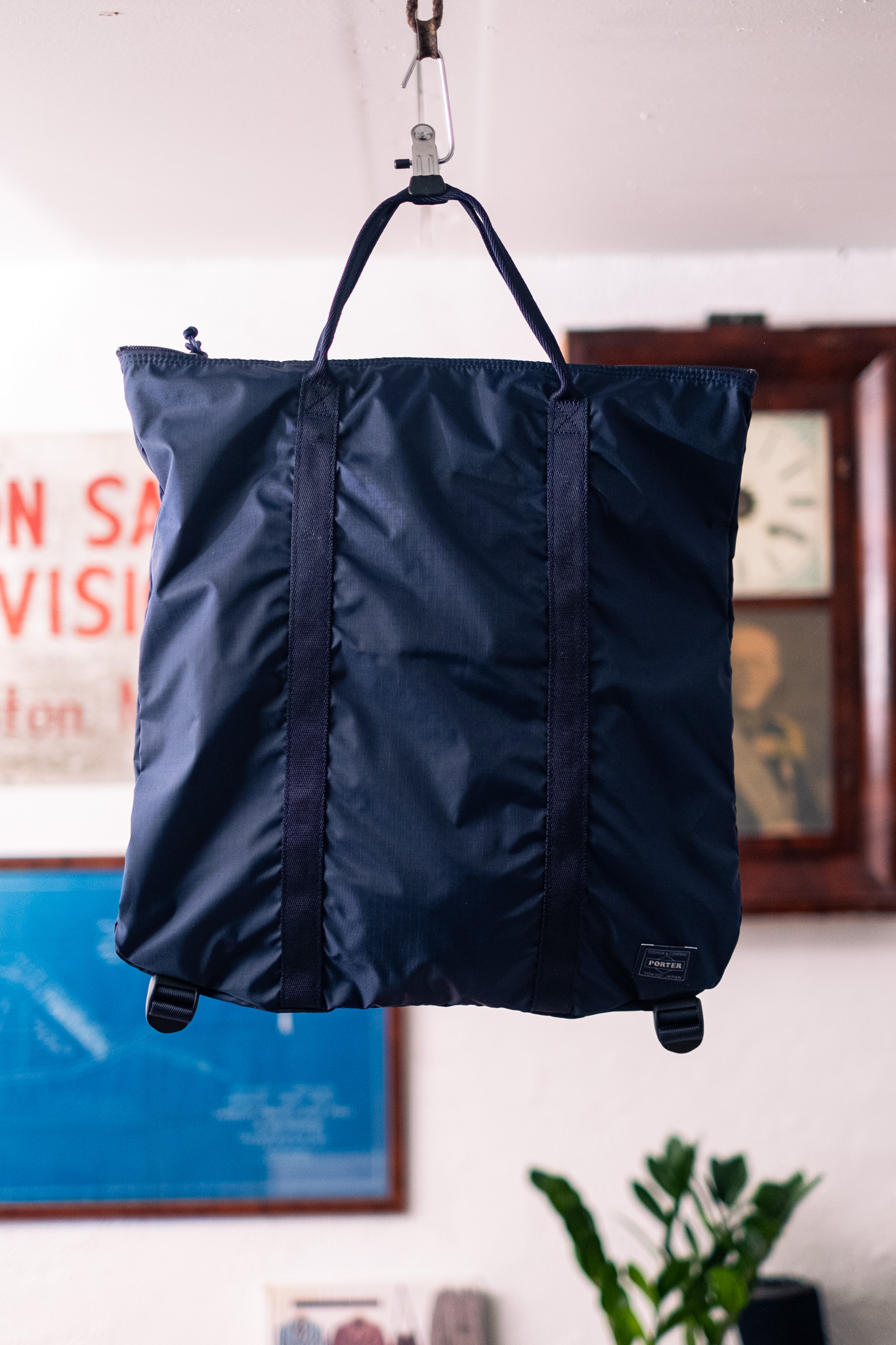 Porter Yoshida - Flex 2Way Tote Bag Navy - Göteborg Manufaktur