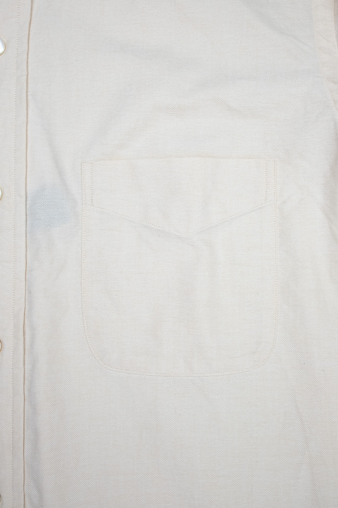 Kamakura - Vintage Ivy Fit Button Down Oxford Shirt Ecru - 7