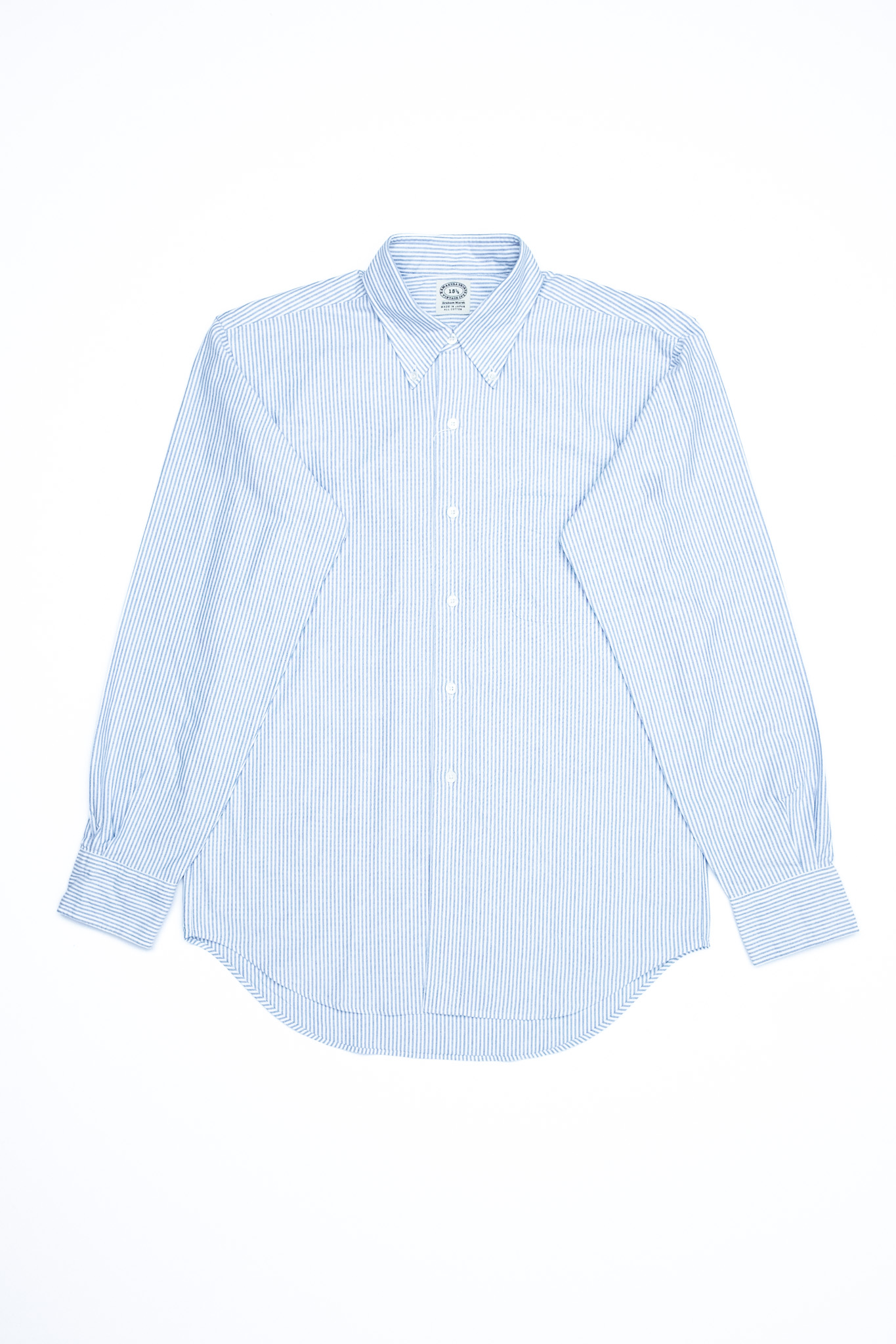 Kamakura - Vintage Ivy Fit Button Down Oxford Shirt Blue University Stripe  - 2
