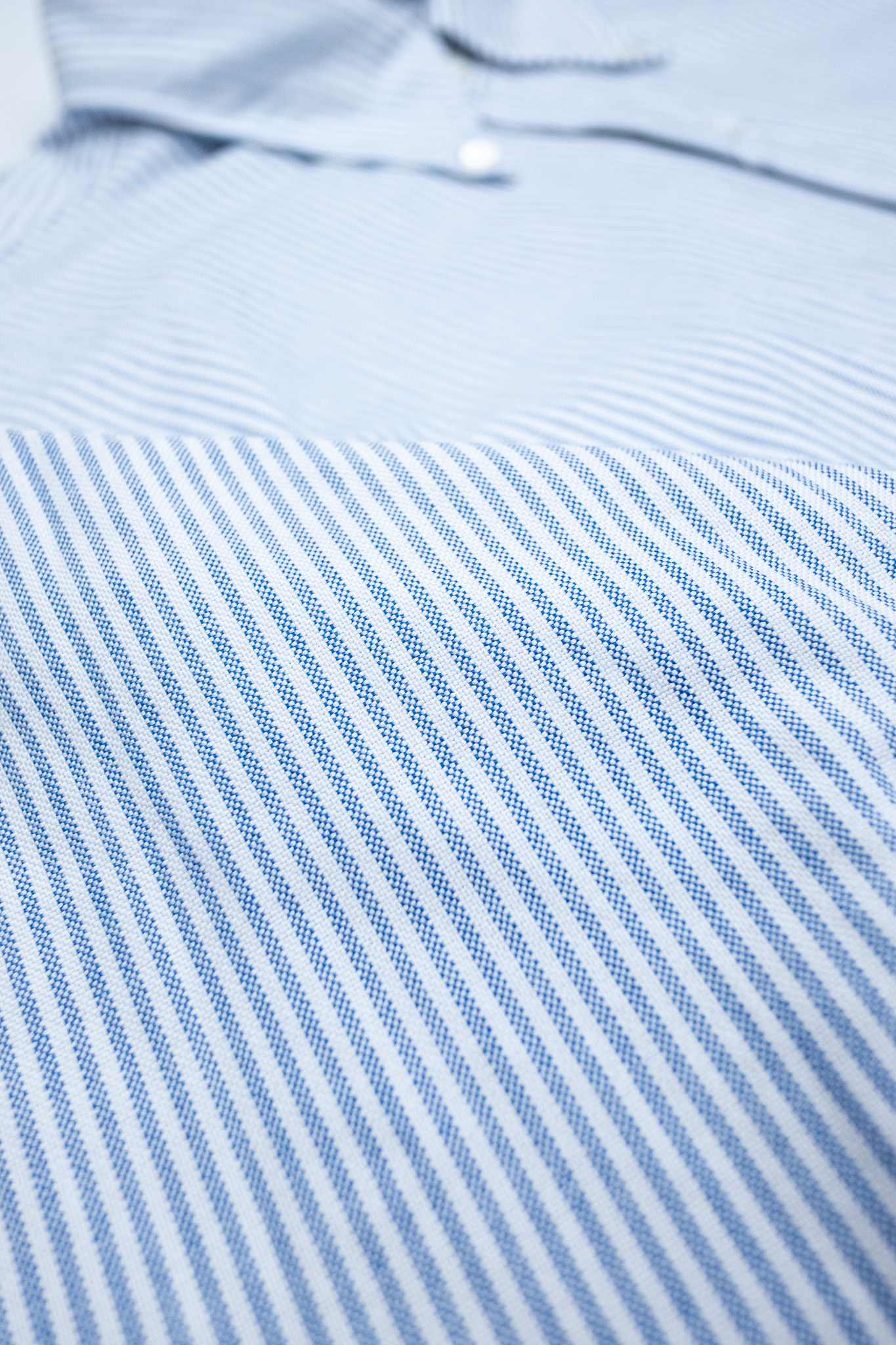 Kamakura - Vintage Ivy Fit Button Down Oxford Shirt Blue University Stripe  - 8