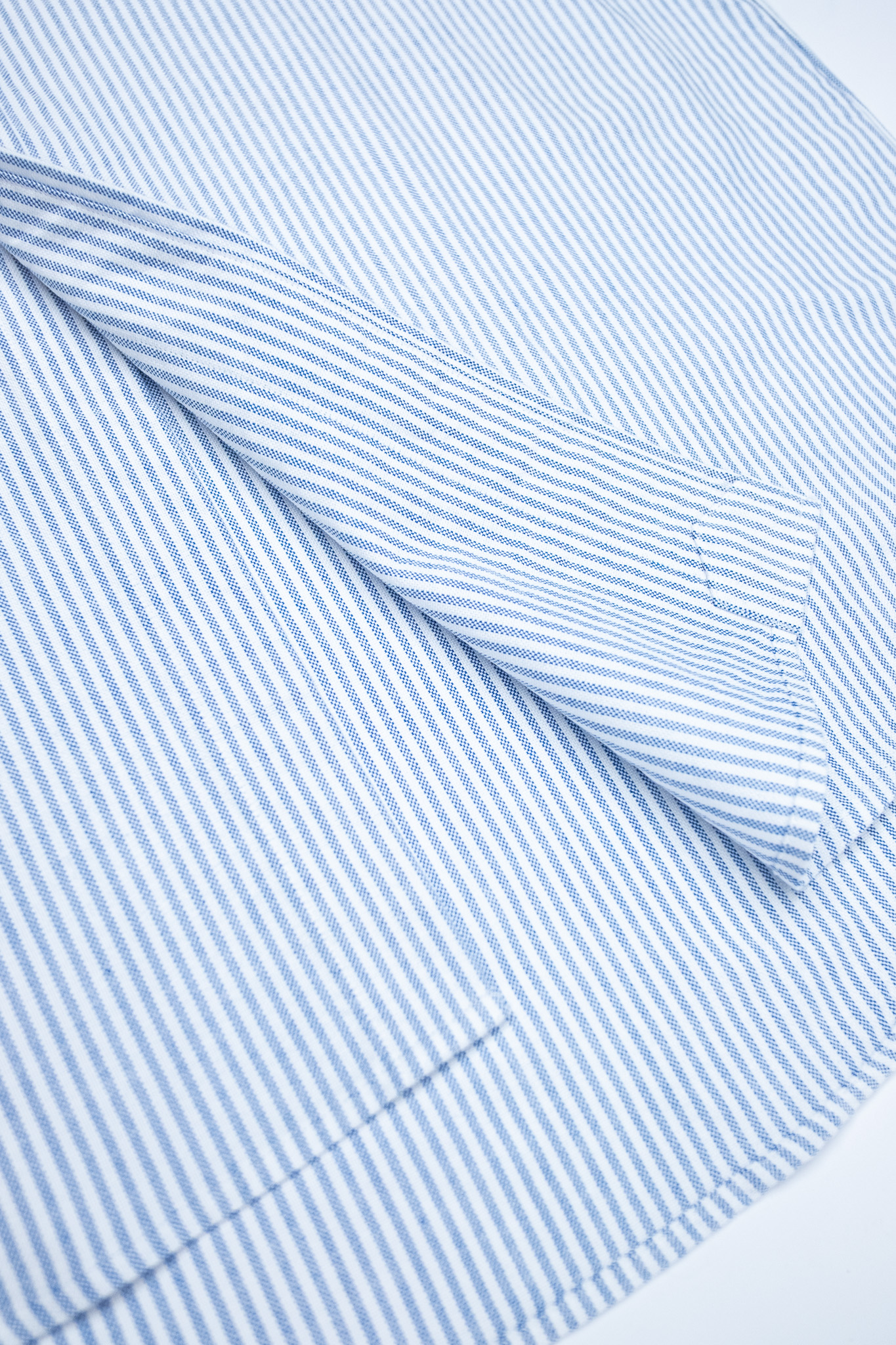 Kamakura - Vintage Ivy Fit Button Down Oxford Shirt Blue University Stripe  - 9