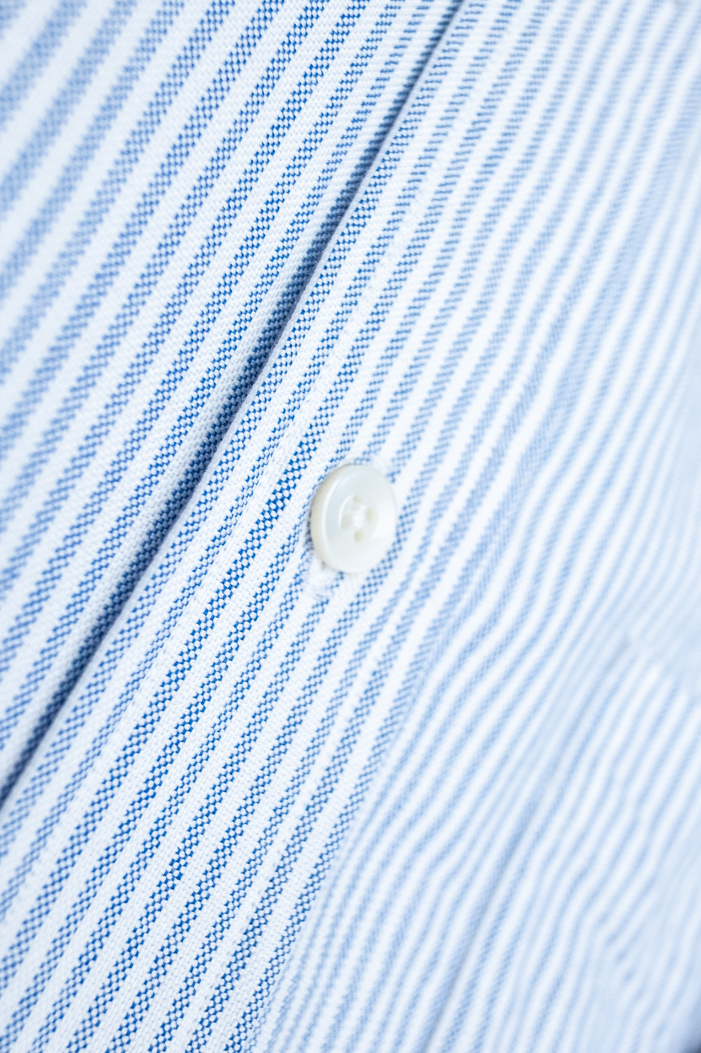 Kamakura - Vintage Ivy Fit Button Down Oxford Shirt Blue University Stripe  - 5