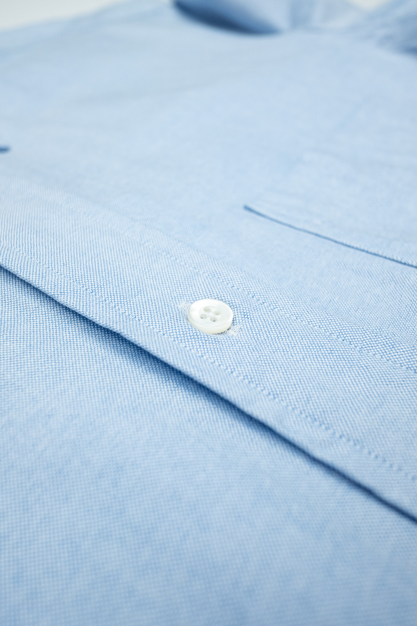 Kamakura -Vintage Ivy Fit Button Down Oxford Shirt Blue - 8