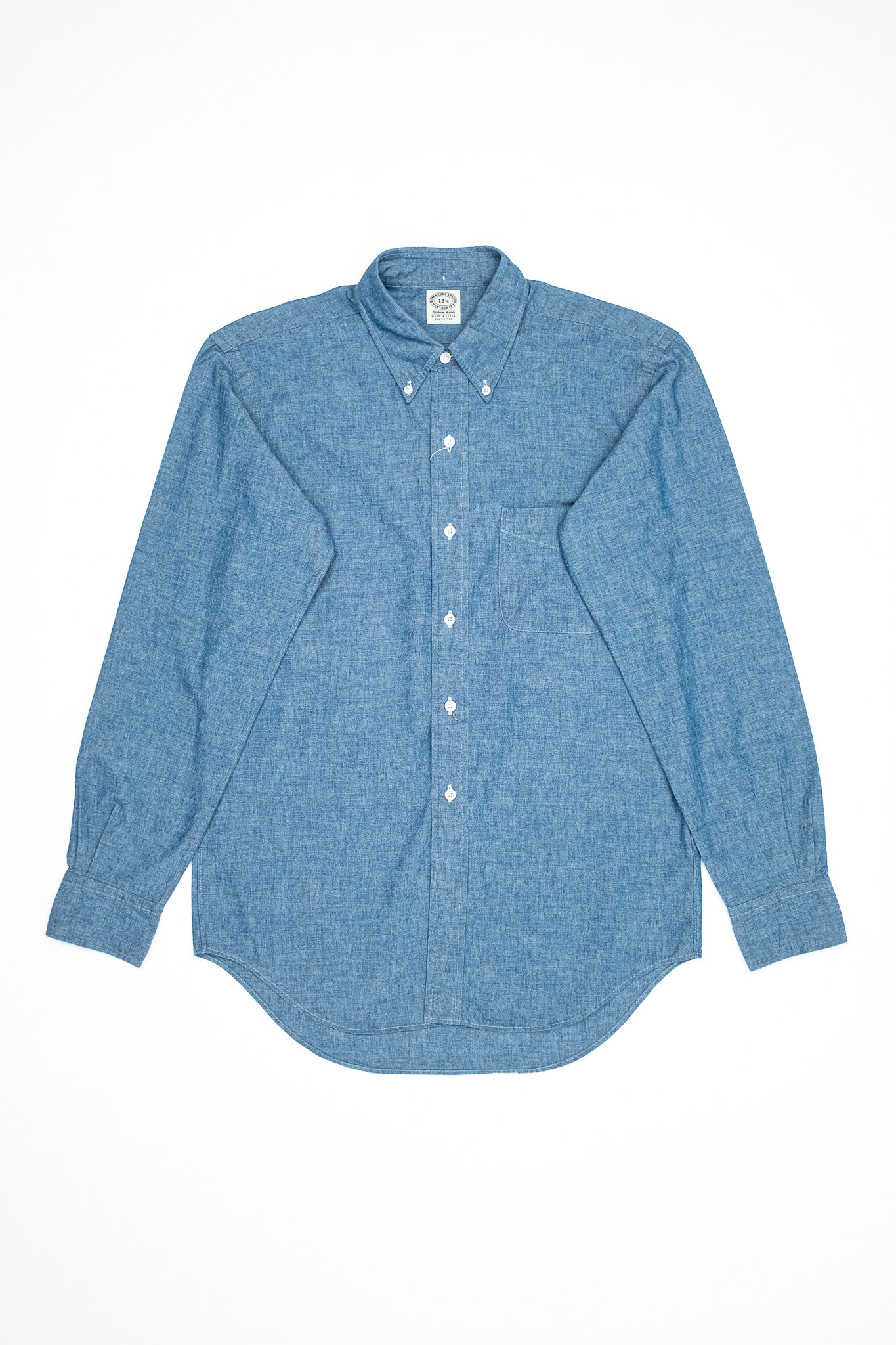 Kamakura - Vintage Ivy Fit Button Down Oxford Shirt Chambray - 3