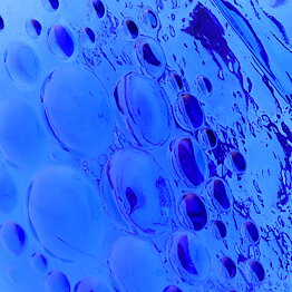 Nanny Still (Stella Polaris 1967) Blue Octagon Vase 19 cm (2)