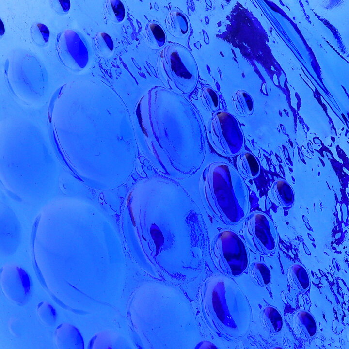 Nanny Still (Stella Polaris 1967) Blue Octagon Vase 19 cm (2)