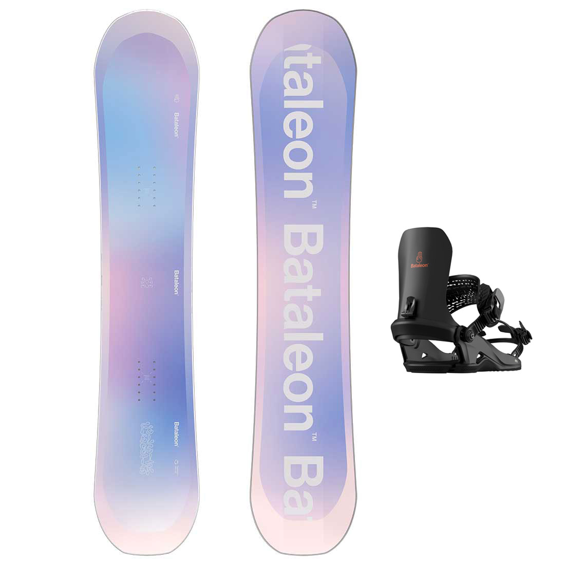 Bataleon Snowboard Set - Feelbetter 146 + Fly Black S