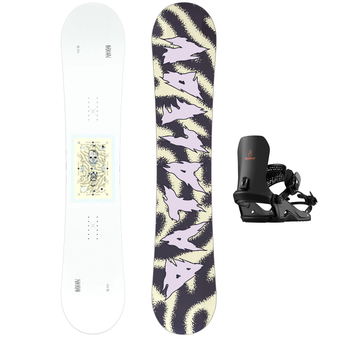 Bataleon Snowboardpaket - Disaster 153W + Fly Black L/XL