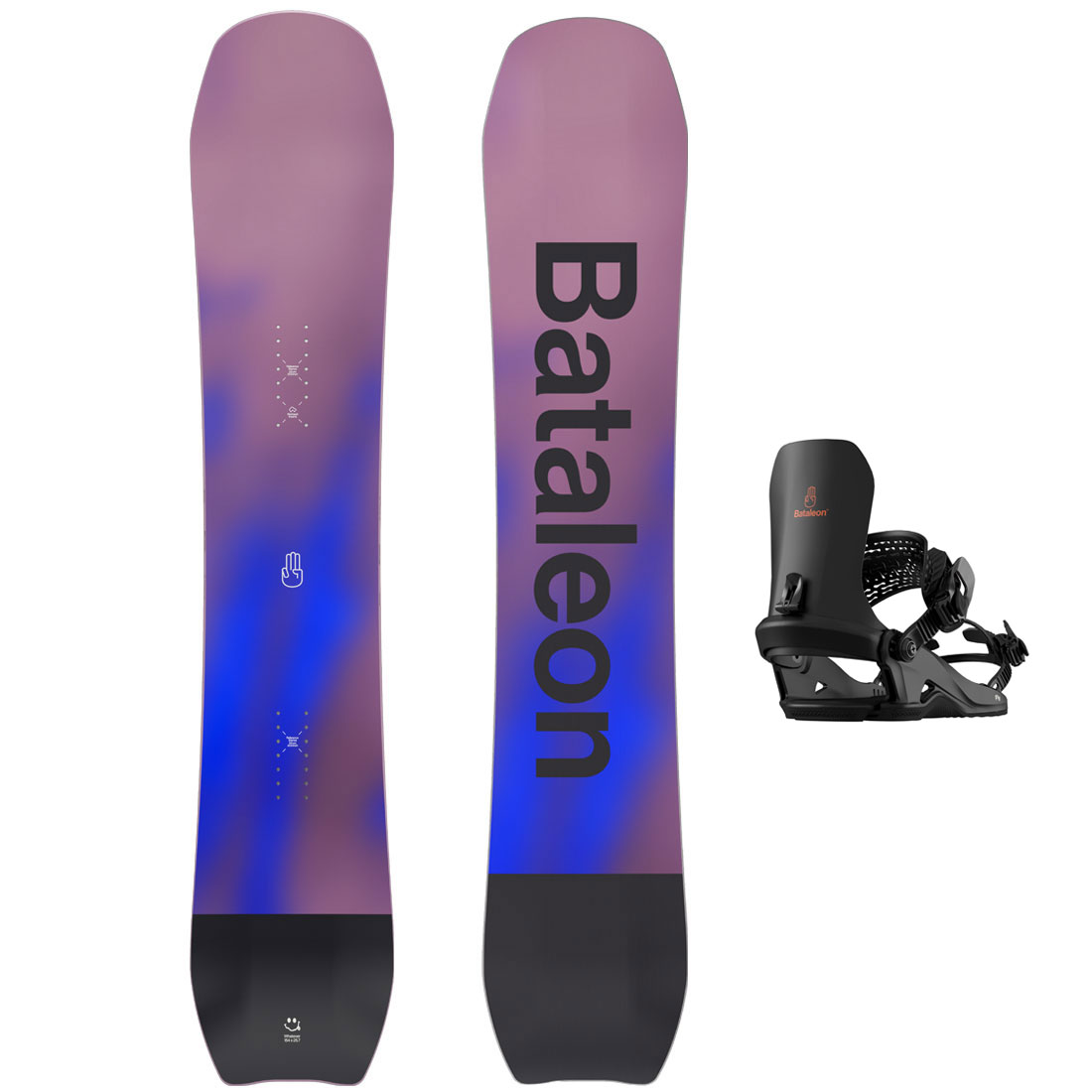 Bataleon Snowboardpaket - Whatever 156W + Fly Black L/XL