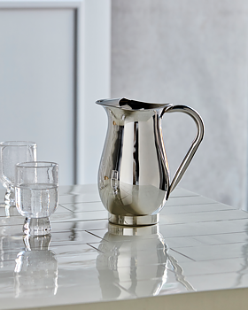HOUSE DOCTOR Kanna Jug Silver finish