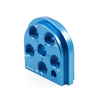 Armanov Toolhead Free-Float Zero-Play for Dillon XL650 / XL750 - Blue