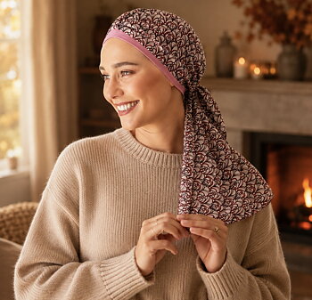 Charlotte turban med sjal