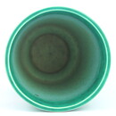 Wilhelm Kåge (Argenta 1937) Green Widening Vase with Fish Decor 16 cm