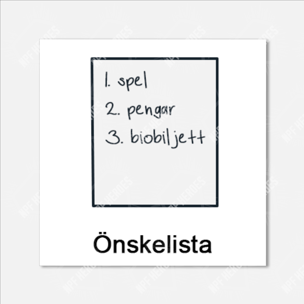 Bildstödsbilder Jul, 3x3 cm - 29