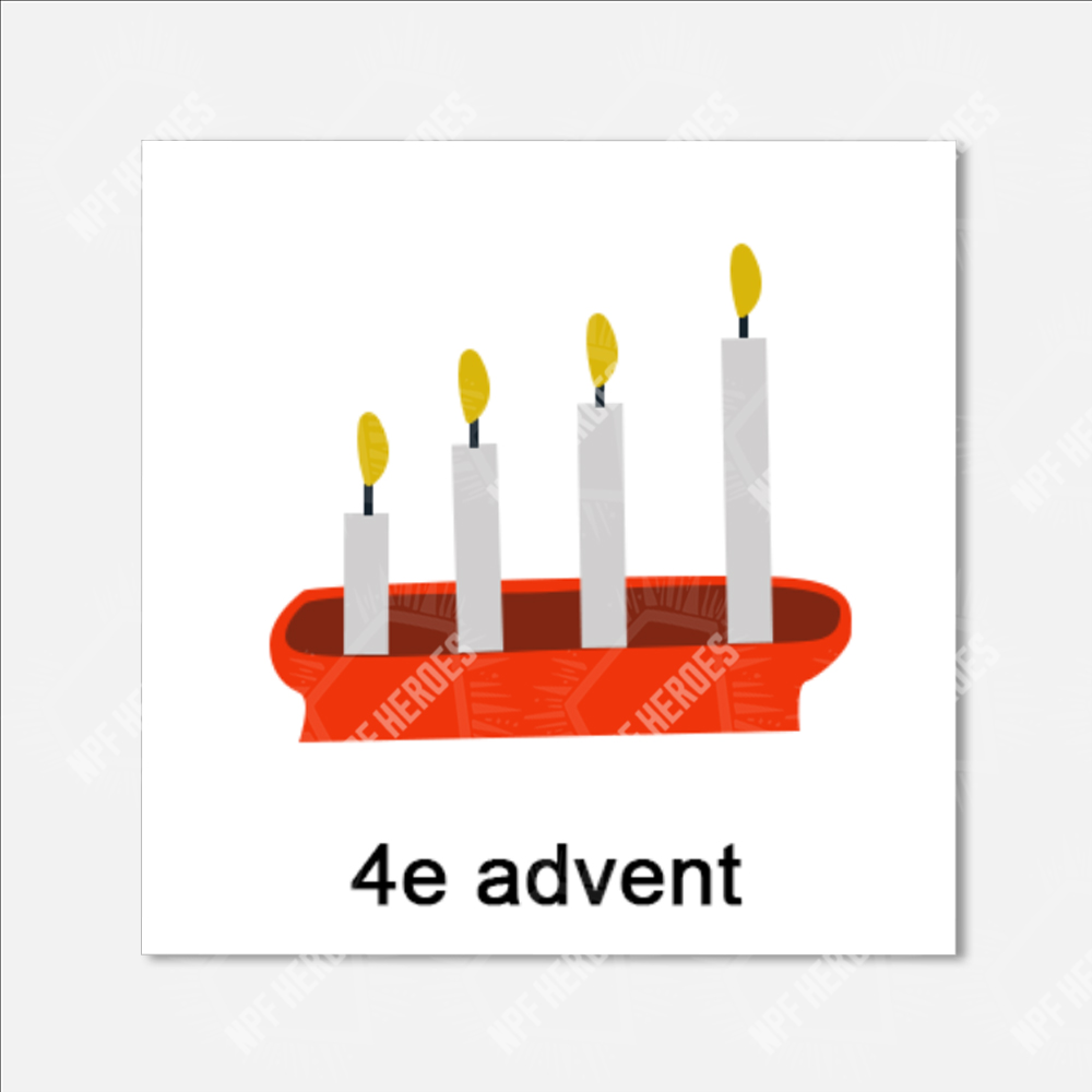 Bildstödsbilder Jul, 3x3 cm - 13