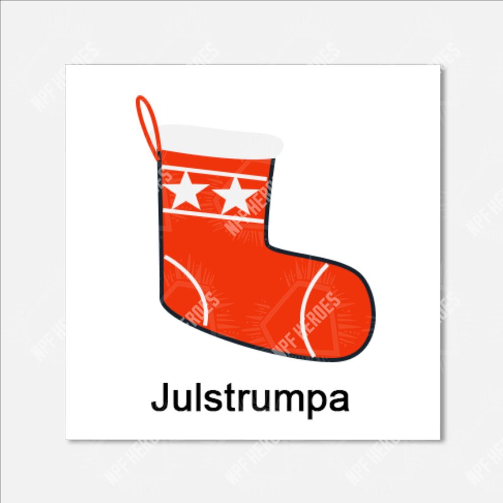Bildstödsbilder Jul, 3x3 cm - 34