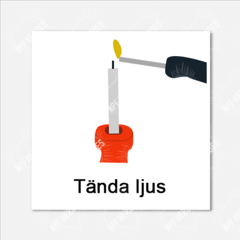 Bildstödsbilder Jul, 3x3 cm - 38