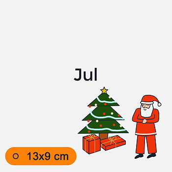 Bildstödsbilder Jul, 13x9cm