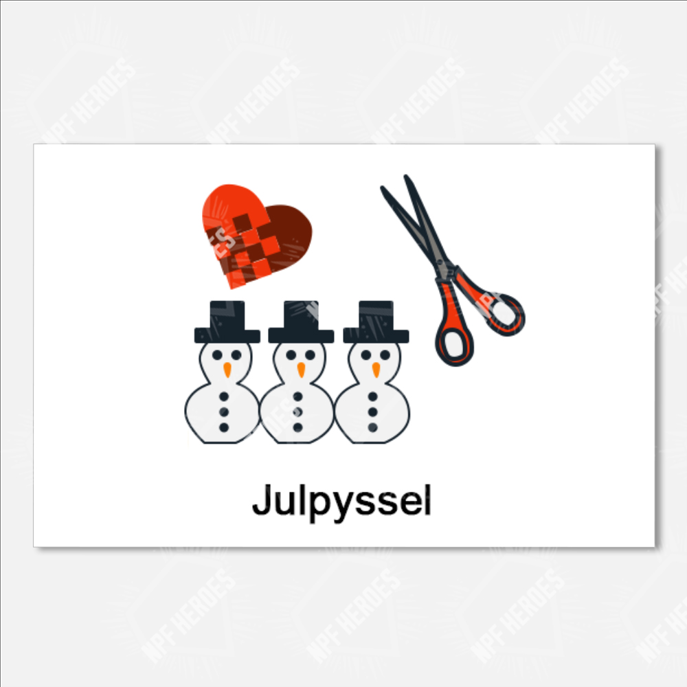 Bildstödsbilder Jul, 13x9cm - 25