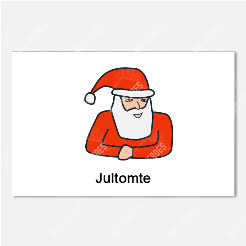 Bildstödsbilder Jul, 13x9cm - 2