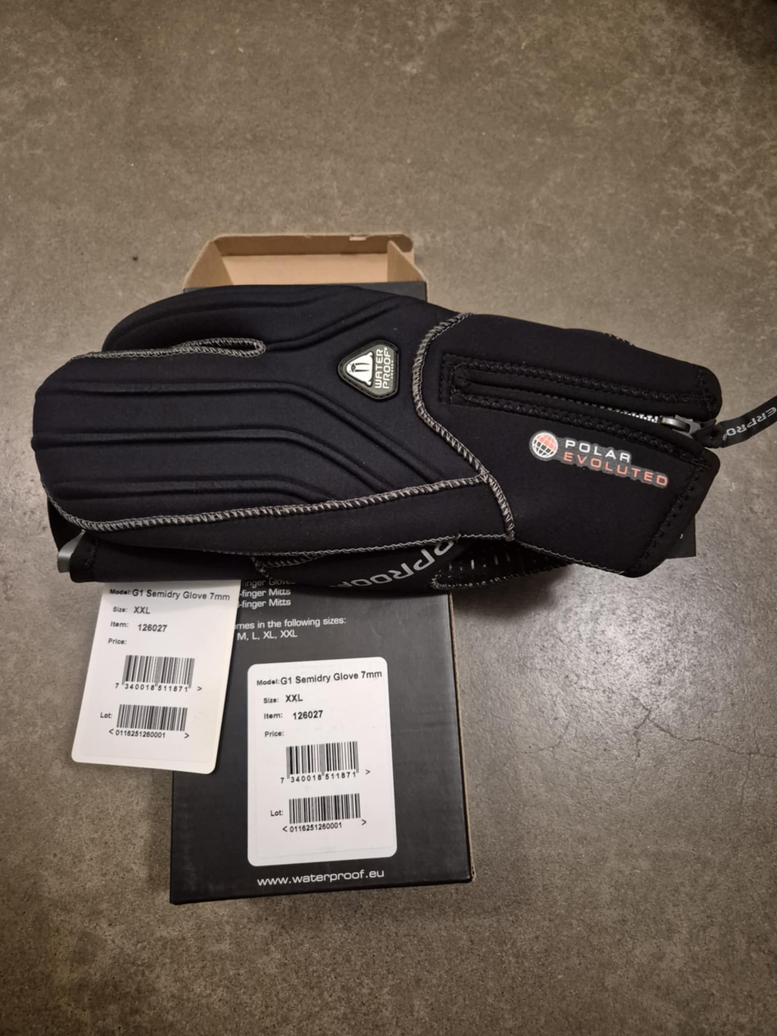 Waterproof G1 Semidry 7mm, Flera storlekar *NY* - 3
