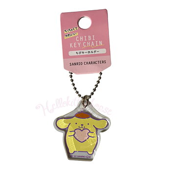 Pompompurin Sanrio Chibi Nyckelring - Hjärta