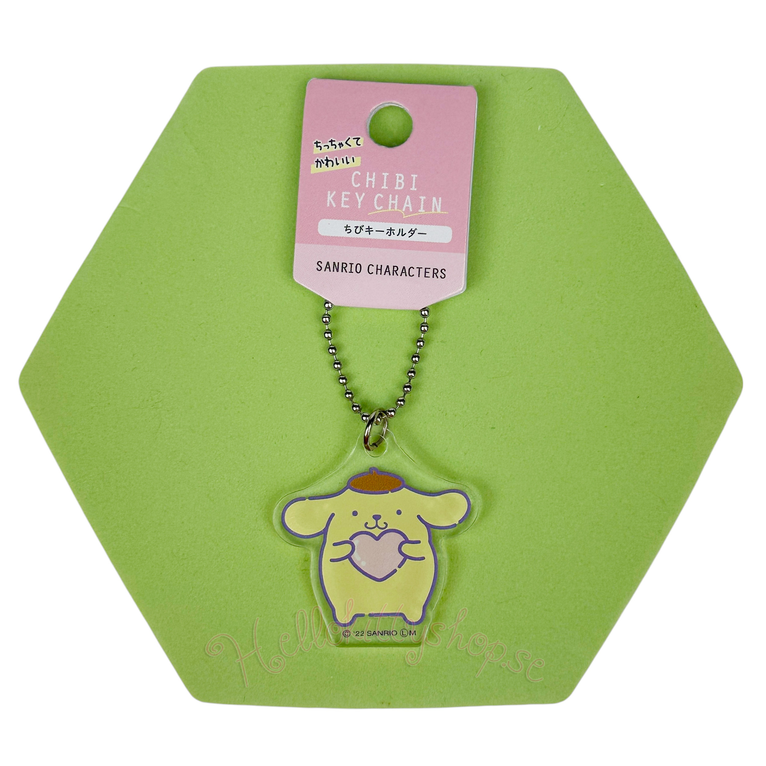 Pompompurin Sanrio Chibi Nyckelring - Hjärta
