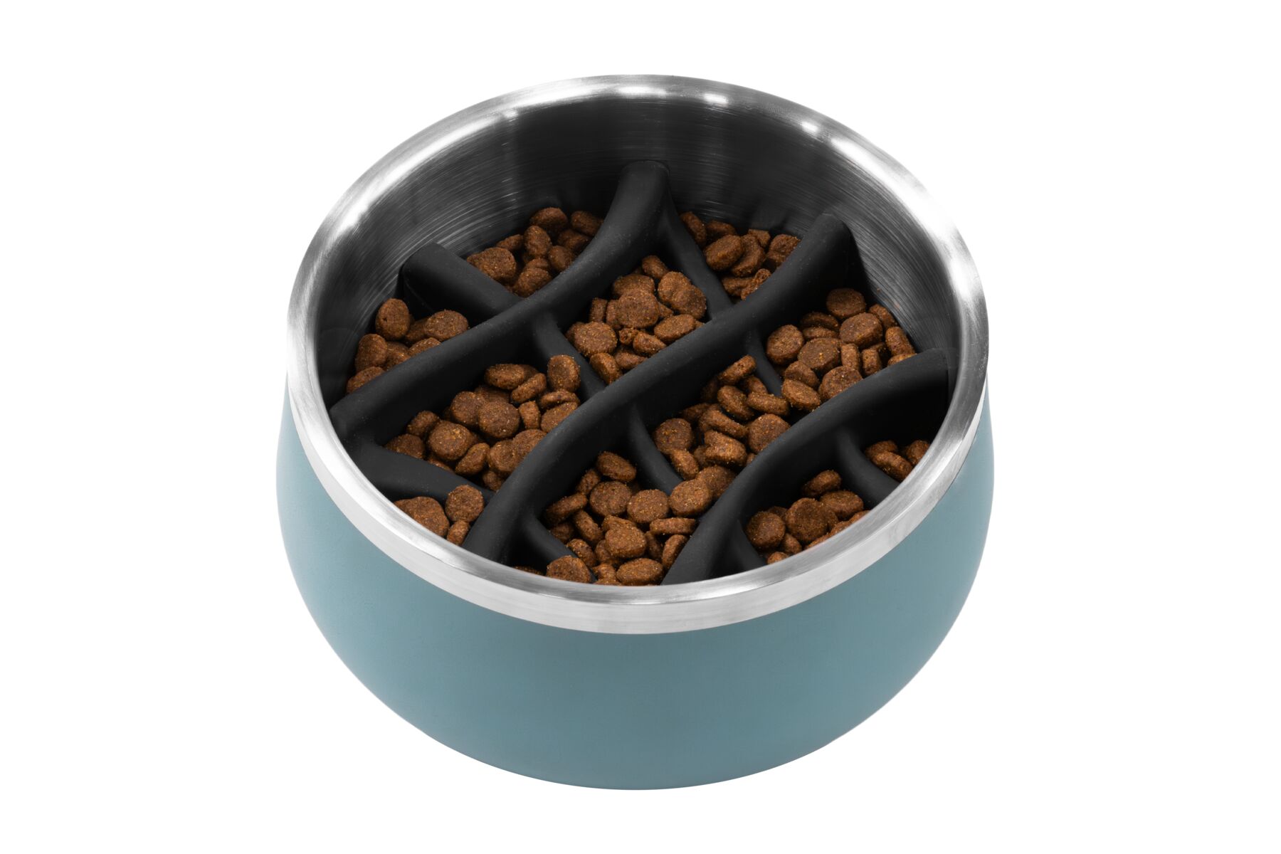 Ruffwear Basecamp Slow Feeder Insert for Food Bowl - Basalt Gray - food-safe