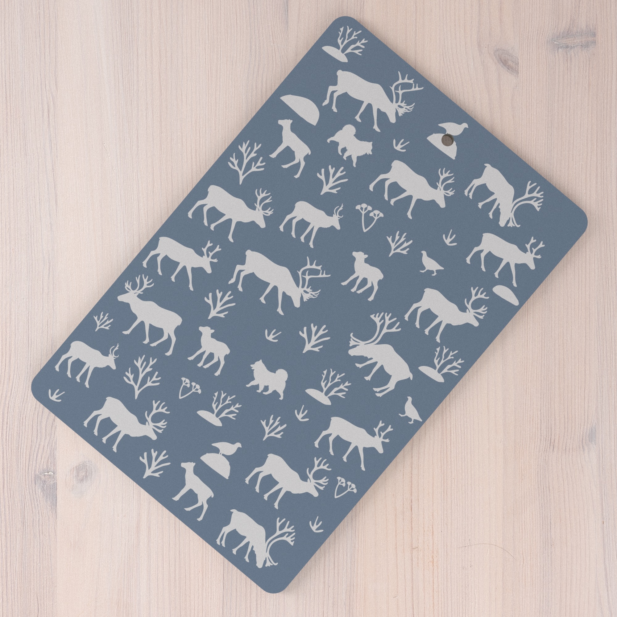 Cutting board Reindeer Luck Kitchen Blue