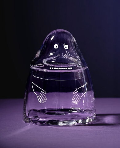 Mumin glasburk MÅRRAN 19,5 cm