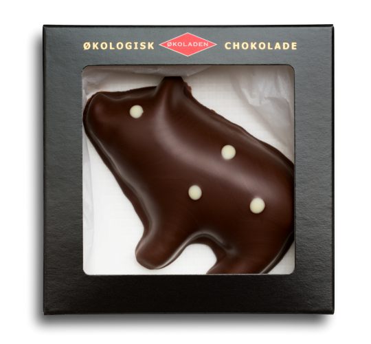 Marsipangris 72% mörk choklad 45g x12, EKO